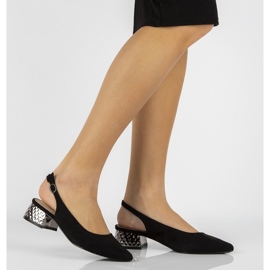 FILIPPO DP2095 / 21 Bk Crne visoke potpetice crna 1