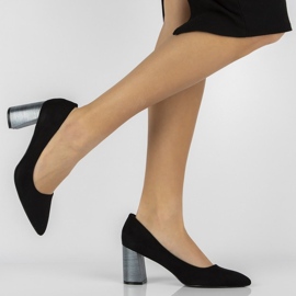 FILIPPO DP2324 / 22 Bk Crne visoke potpetice crna 1