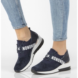 Kožne tenisice Filippo DP1388 / 21 Nv tamnoplave tamnoplava 1