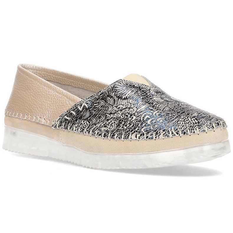 Kožne cipele Filippo DP2147 / 21 Bež višebojan 1