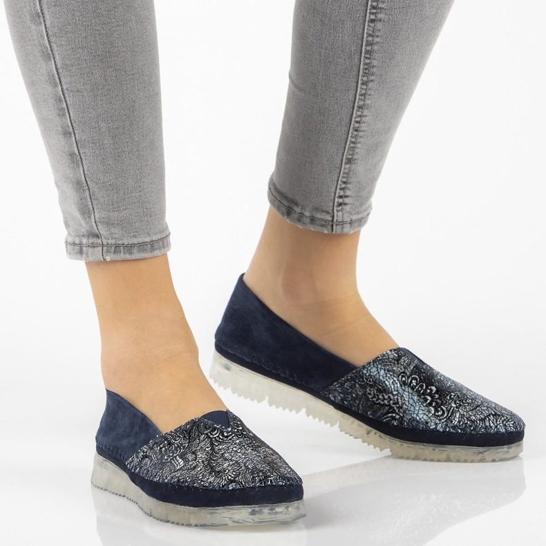 Kožne cipele Filippo DP2147 / 21 Nv tamnoplave tamnoplava višebojan 1