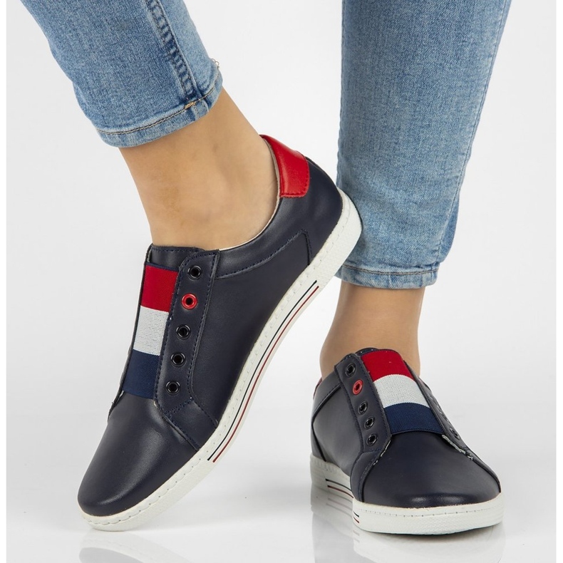 Kožne cipele Filippo DP2155 / 21 Nv tamnoplave mornarsko plava 1