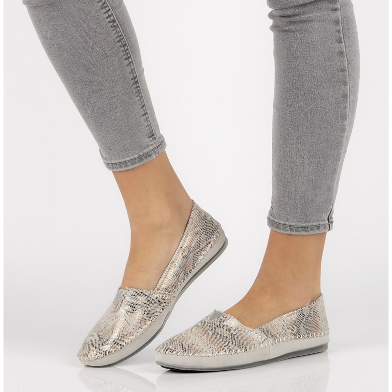 Kožne cipele Filippo DP031 / 21 Gr sive siva 1