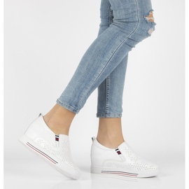 Kožne cipele Filippo DP1356 / 21 Wh bijele bijela 1