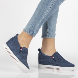 Kožne cipele Filippo DP1356 / 21 Nv tamnoplave tamnoplava 1