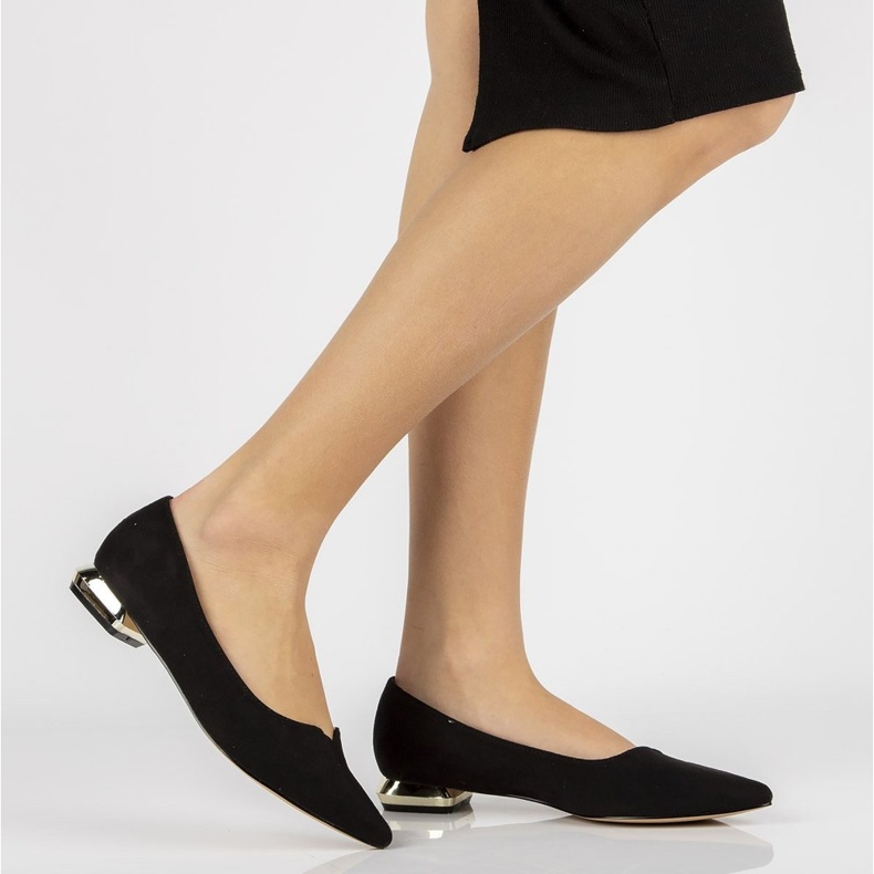 Crne Filippo DP2091 / 21 Bk cipele na visoke pete crna 2