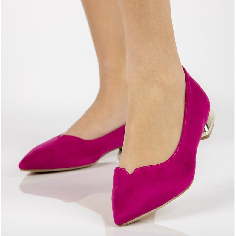 Cipele na visoku petu FILIPPO DP2091 / 21 Fh roze ružičasta 2