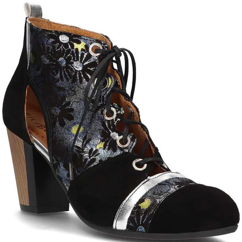 Kožne cipele Filippo 03938-01 Crne crna 1