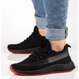 Crne muške tenisice Filippo MTN2179 / 21 Bk Rd crna 1