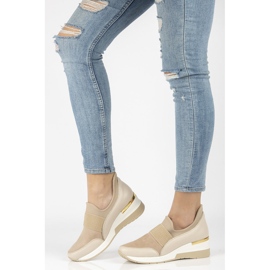 Kožne tenisice Filippo 089 bež 1