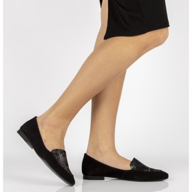 Kožne mokasinke Filippo 04958 crne crna 1