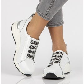 Kožne tenisice Filippo DP2053 / 21 Wh bijele bijela 1