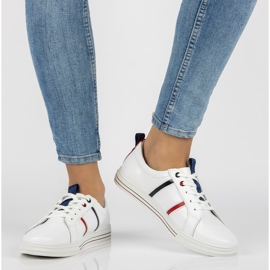 Kožne cipele Filippo DP2045 / 21 Wh bijele bijela 1