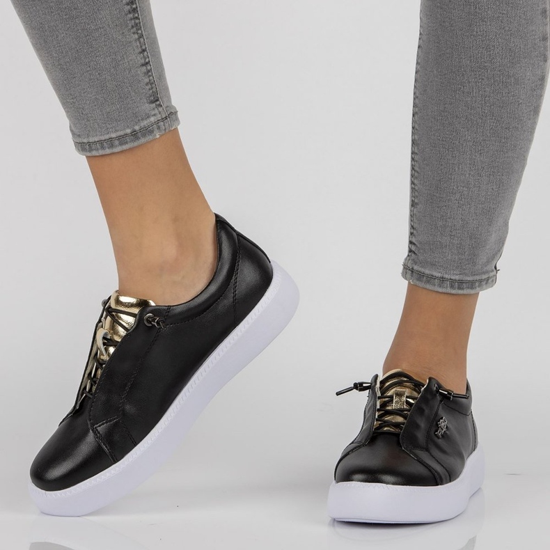 Kožne cipele Filippo DP2041 / 21 Bk crne crna 1