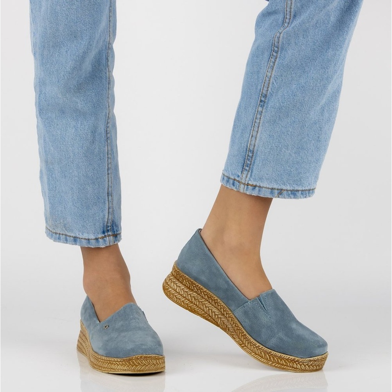 Kožne cipele Filippo DP2164 / 21 Bl plave plava 1