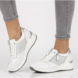 Kožne tenisice Filippo DP2052 / 21 Wh bijele bijela 1