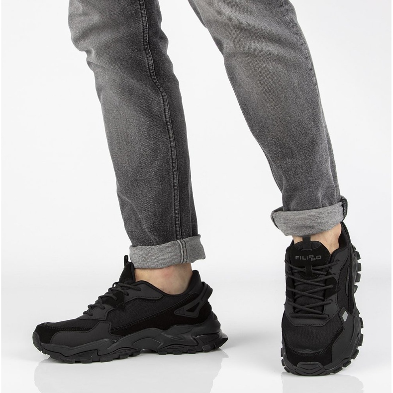 Kožne cipele Filippo MSP2122 / 21 Bk crne crna 2