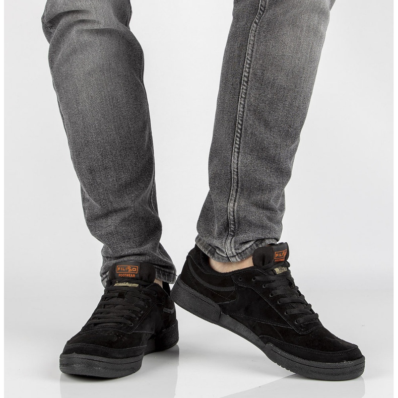 Kožne cipele Filippo MSP2123 / 21 Bk crne crna 2