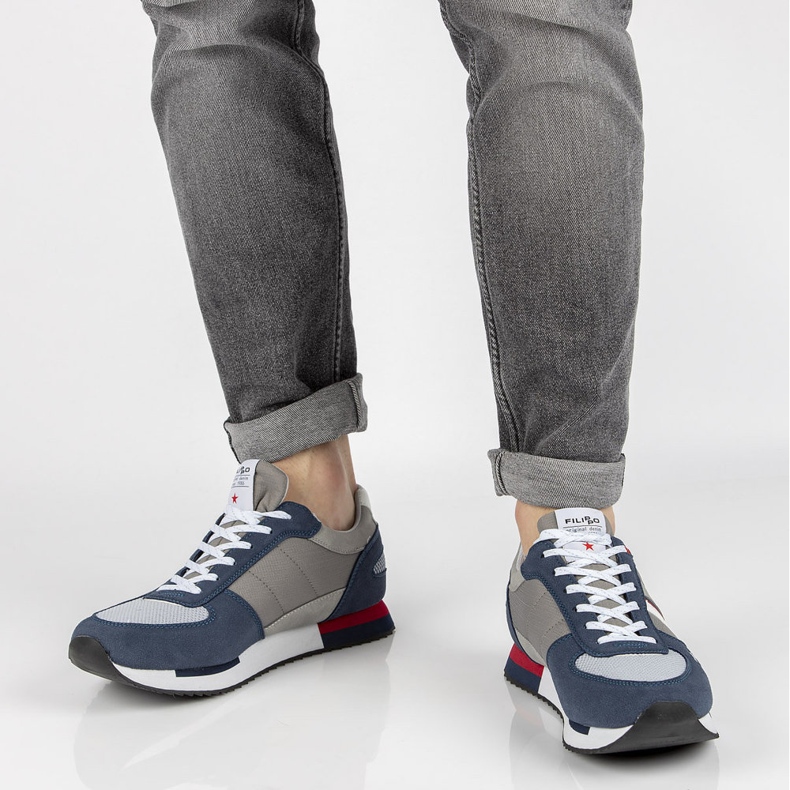 Filippo MSP2129 / 21 Nv Gr cipele sive tamnoplave tamnoplava siva 2