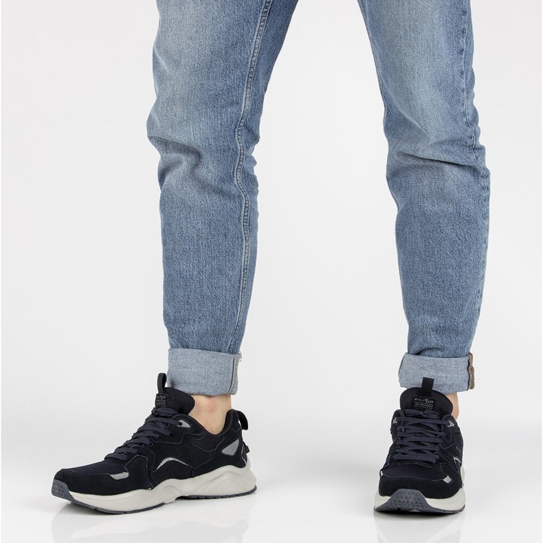 Kožne tenisice Filippo MSP2119 / 21 Nv tamnoplave mornarsko plava 2