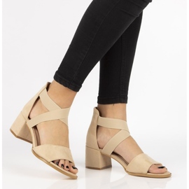 Filippo DS2093 / 21 Bež sandale 1