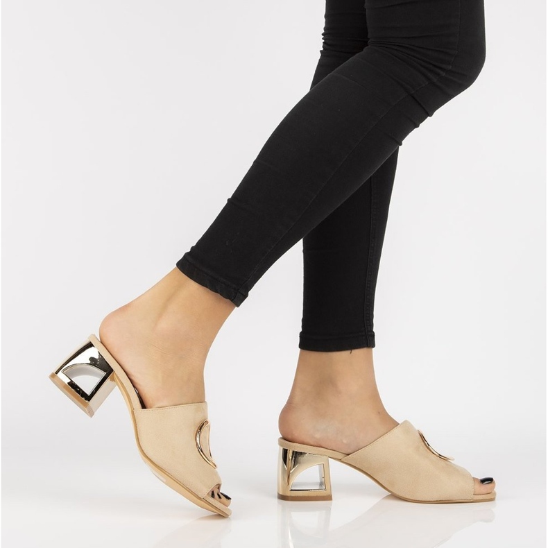 Filippo DK2088 / 21 Bež papuče 1