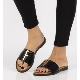 Filippo DK2103 / 21 Bk crne papuče crna 2