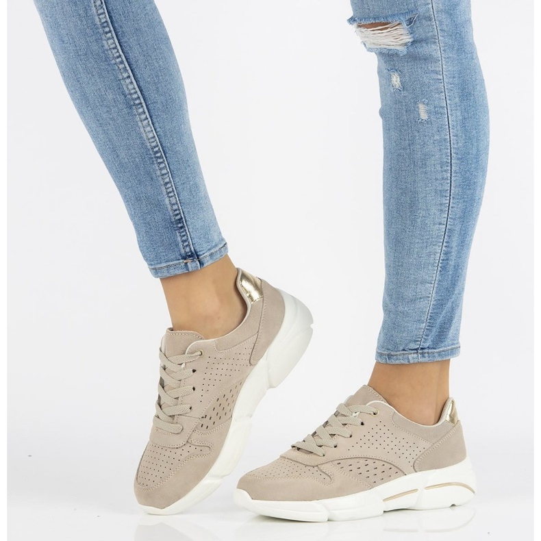 Kožne tenisice Filippo DP2156 / 21 Bež 1