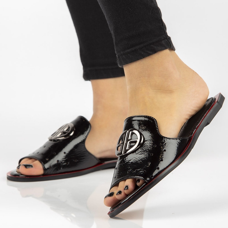 Filippo DK2353 / 21 Bk crne papuče crna 1