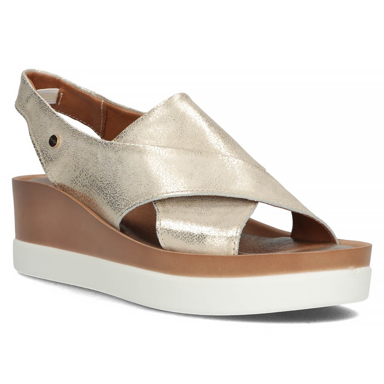 Kožne sandale Filippo 40256 zlato zlatni 1