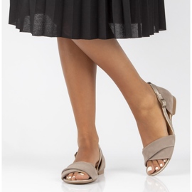 Kožne sandale Filippo 04614-04 / 00-5 bež 2