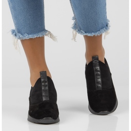 Kožne tenisice Filippo DP1689 / 21 Bk Bk crne crna 2