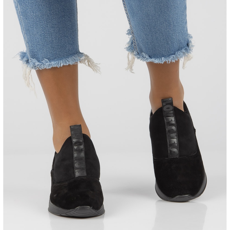 Kožne tenisice Filippo DP1689 / 21 Bk Bk crne crna 2