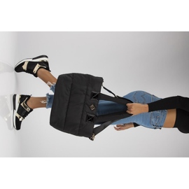 Kožne tenisice Filippo DP3170 / 21 Go crno zlato crna 1