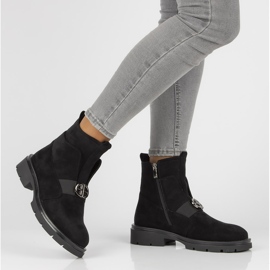 Crne čizme Filippo DBT3330 / 21 Bk crno 2