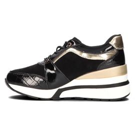 Kožne tenisice Filippo DP3167 / 21 Bk crna 1