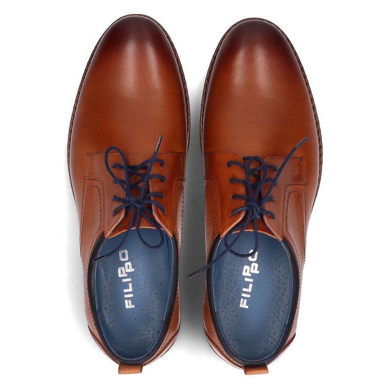 Kožne cipele Filippo 1726 smeđe smeđa 1