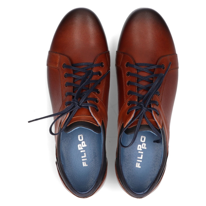 Kožne cipele Filippo 1690 smeđe smeđa 1