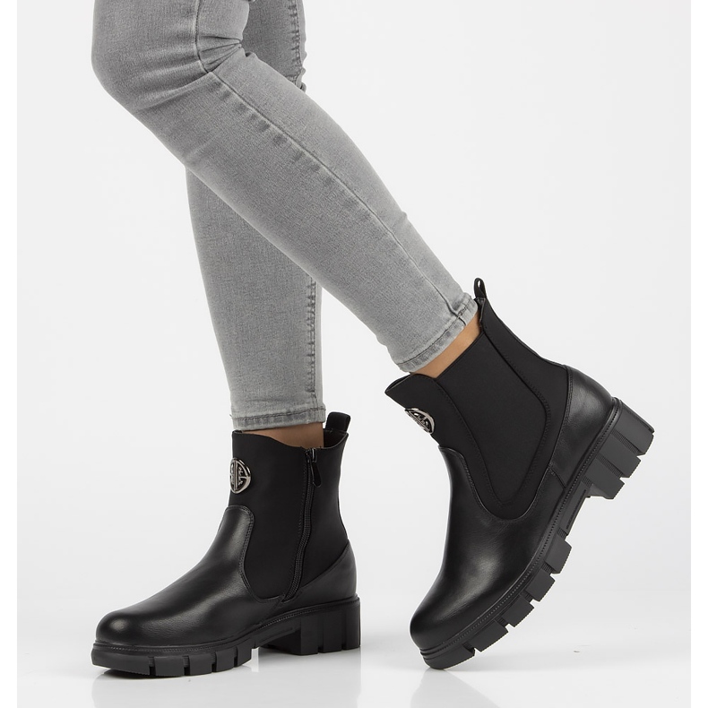 Crne čizme Filippo DBT3050 / 21 Bk crno 1