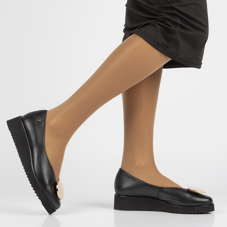 Kožne cipele Filippo 05315B crne crno 1