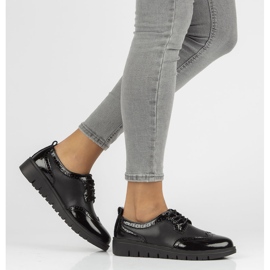 Kožne cipele Filippo DP3206 / 21 Bk crne crno 1