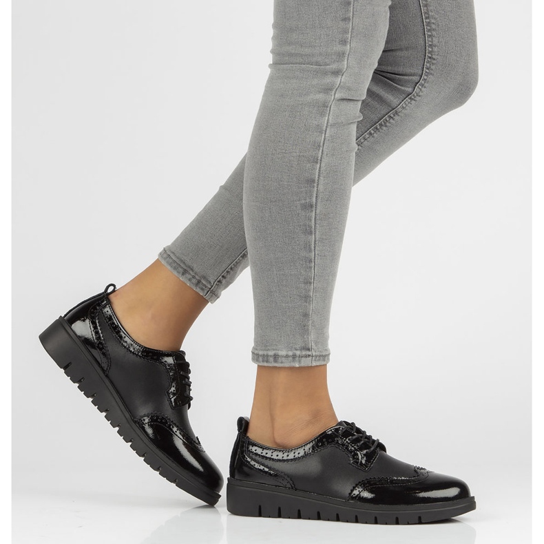 Kožne cipele Filippo DP3206 / 21 Bk crne crna 1