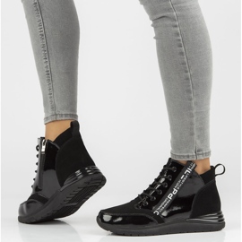 Kožne tenisice Filippo DP3062 / 21 Bk crne crna 1