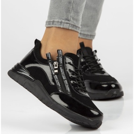 Kožne tenisice Filippo DP3149 / 21 Bk crne crna 1