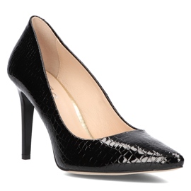 Kožne pumpe Filippo 1555 crne crna 1