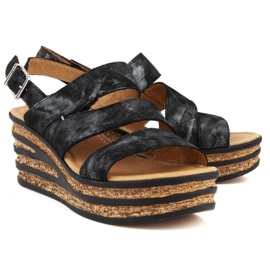 Sandale Filippo 513 Czarny Mazan crna 1