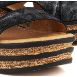 Sandale Filippo 513 Czarny Mazan crno 2