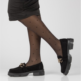 Kožne cipele Filippo DP3221 / 22 Bk S crne crno 1