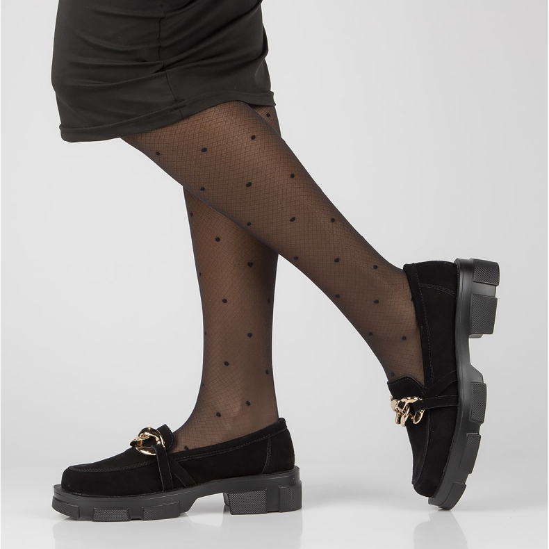 Kožne cipele Filippo DP3221 / 22 Bk S crne crno 1