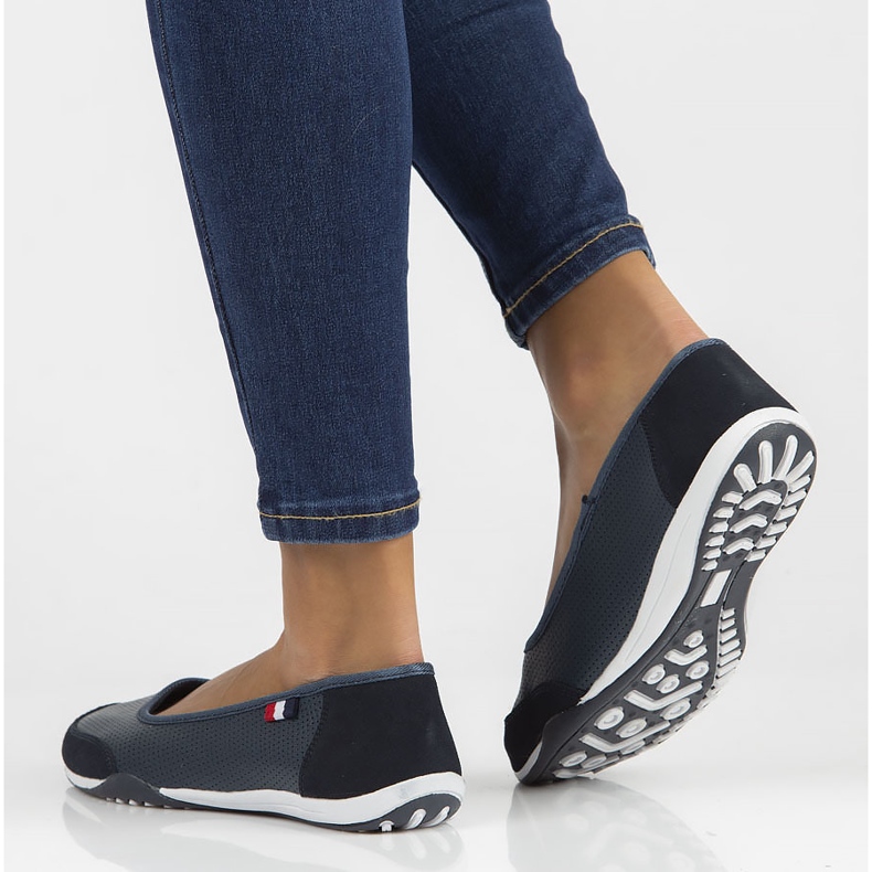 Kožne cipele Filippo DP142 / 22 Nv tamnoplave tamnoplava 2